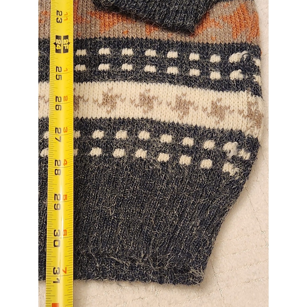 Vintage Jersild Holiday Sweater‎ Snowflakes Deer Size 3XL Unisex Tan Brown Cream - Picture 5 of 9